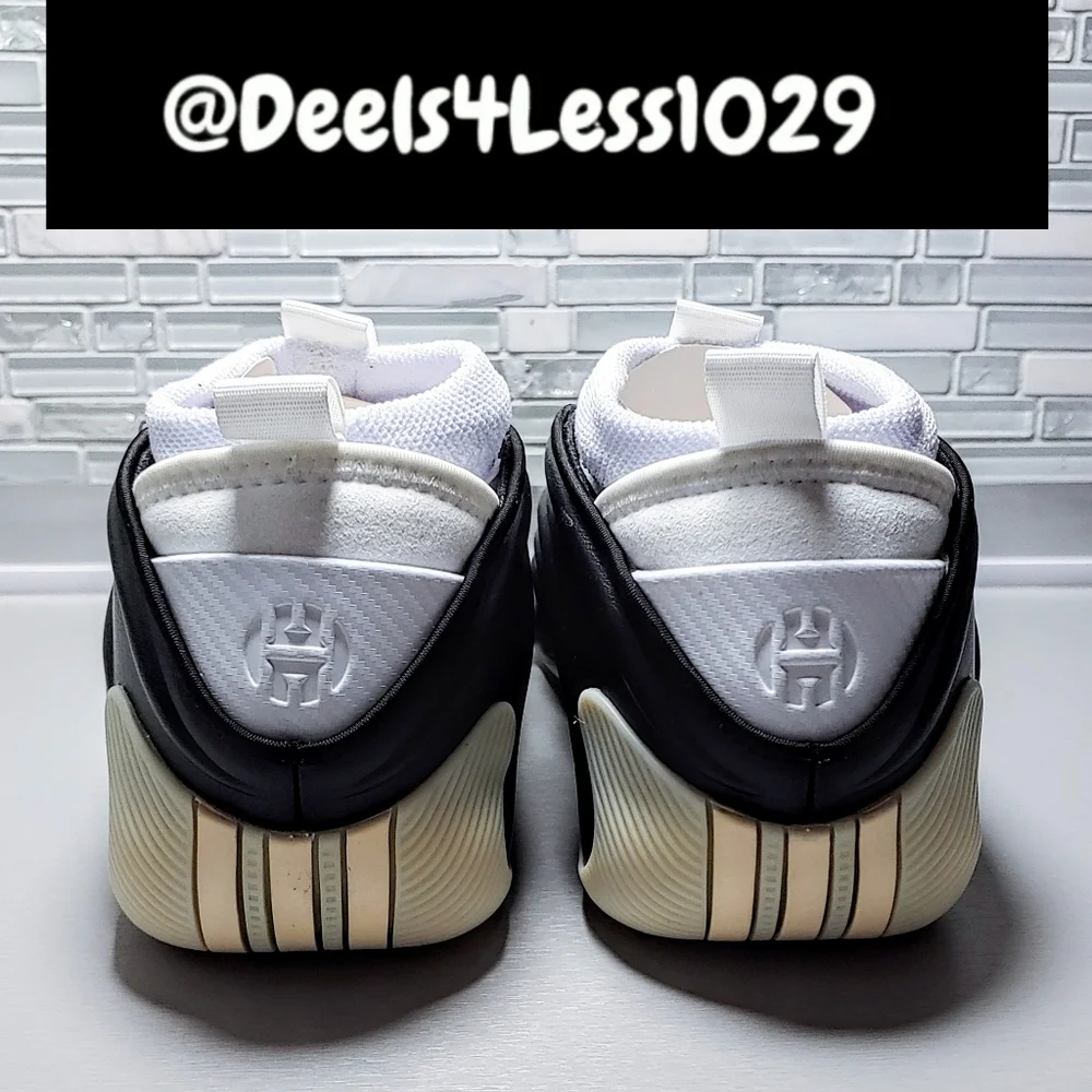 Adidas Harden Vol. 9 Mens Size 9 Black Warm Vanilla White